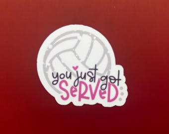 Fun Volleyball Stickers **FREE SHIPPING** personalization optional AirPods Stickers!!