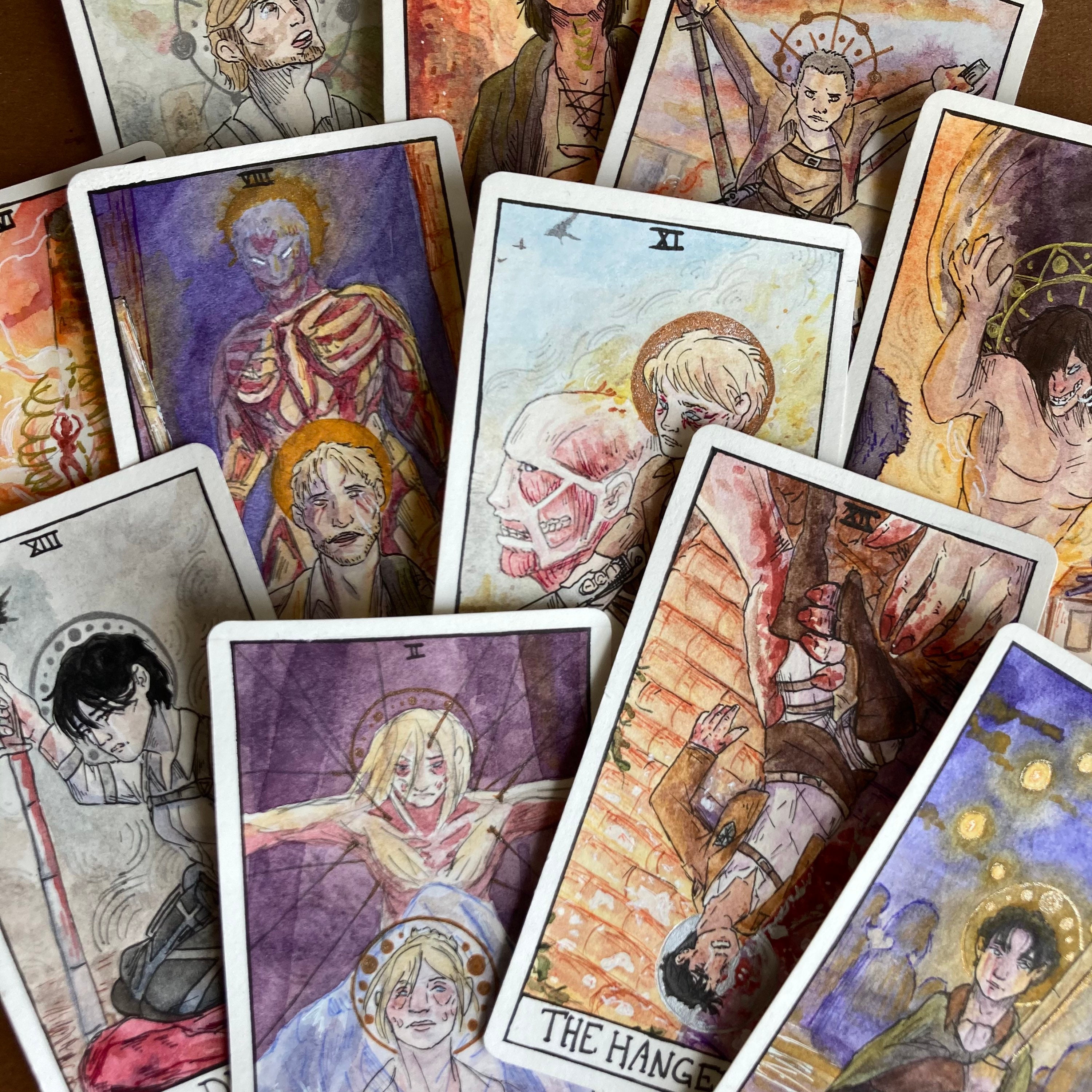 Attack on Titan/Shingeki no Kyojin (Anime & Manga) Major Arcana Tarot…