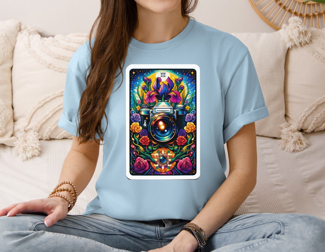 The Photographer Tarot Card Shirt, Camera Lover Gift, Photographer ...