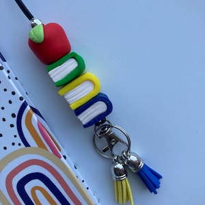 Book themed lanyard