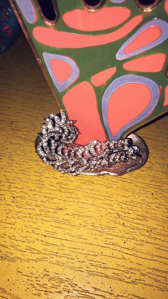 Vintage Avon Kenneth J Lane feather brooch