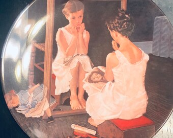 Rockwell Girl Mirror Etsy Rockwell Girl Mirror Etsy