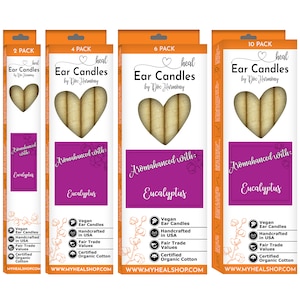 Harmony&#39;s Eucalyptus Vegan Ear Candles