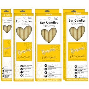 Harmony&#39;s Extra Small Beeswax Ear Candles