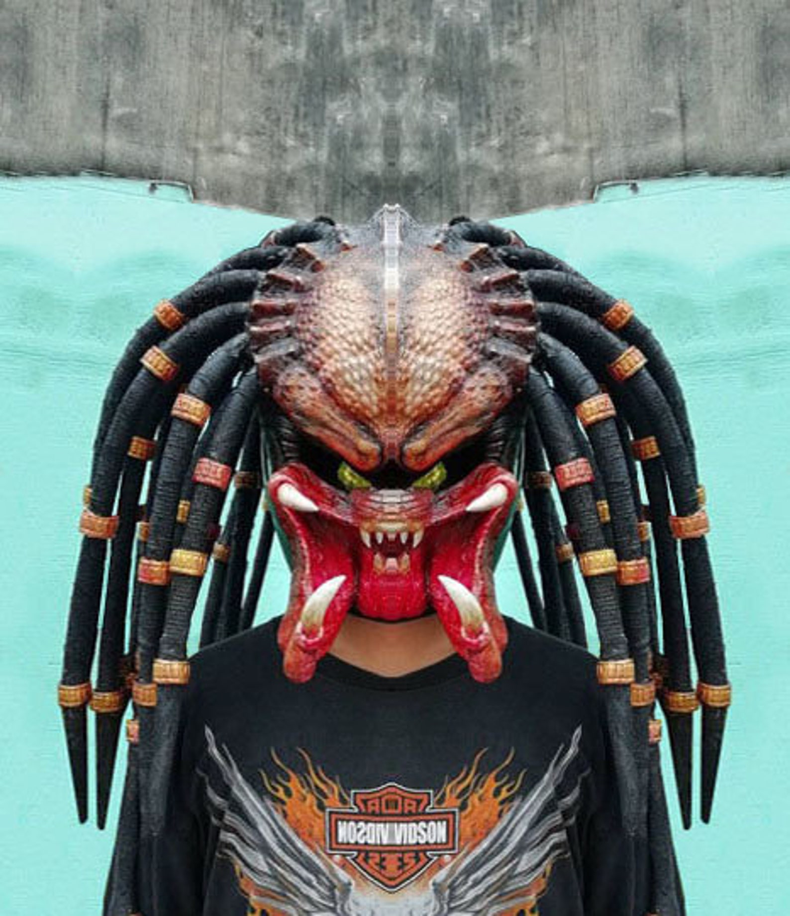 Predator Classic Predator Mask 1/1 Wearable Etsy