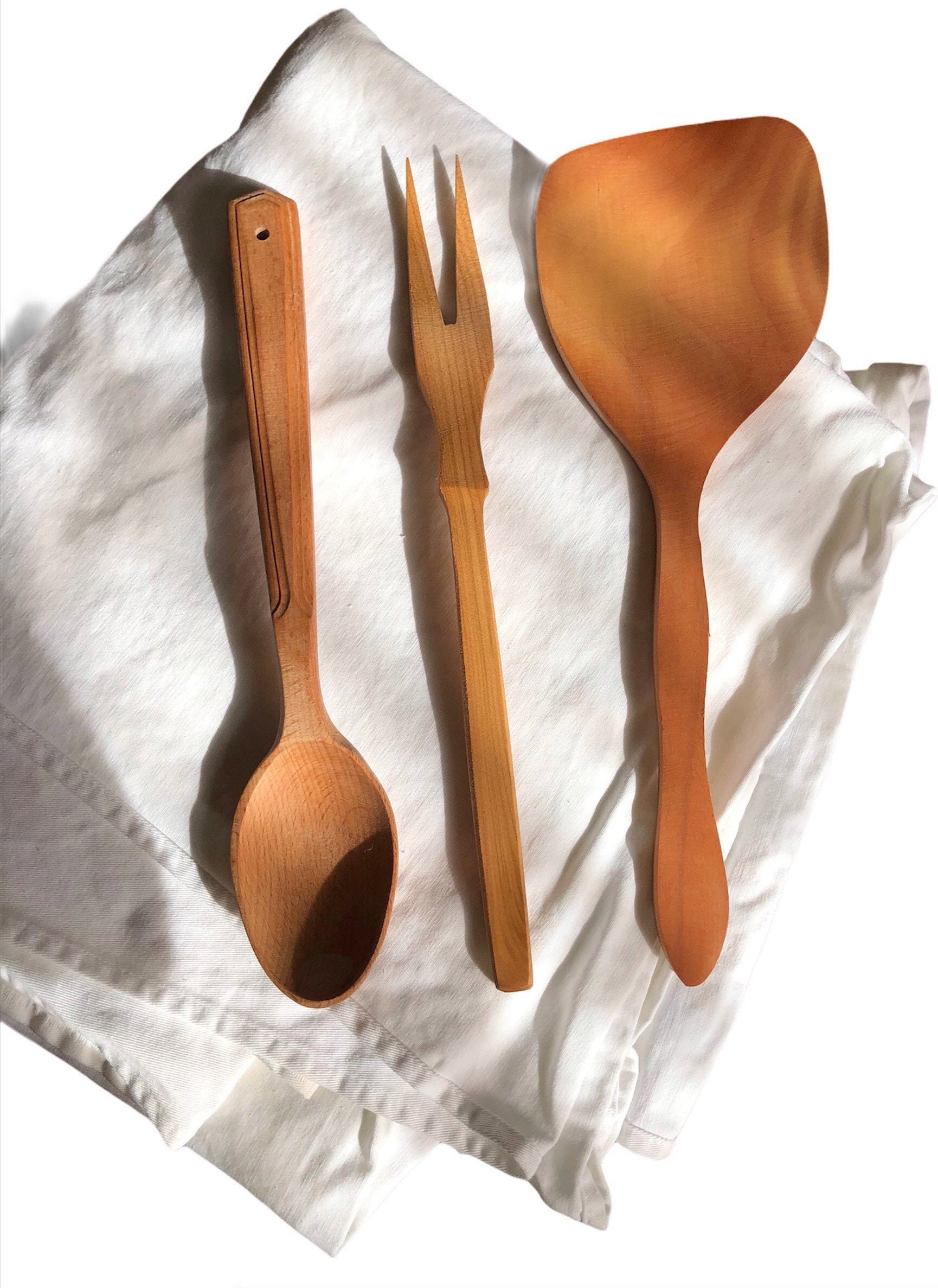 Set Di Utensili Da Cucina In Legno Immagine Stock - Immagine Di Strumento, Reale: 37509317 - Foto 2