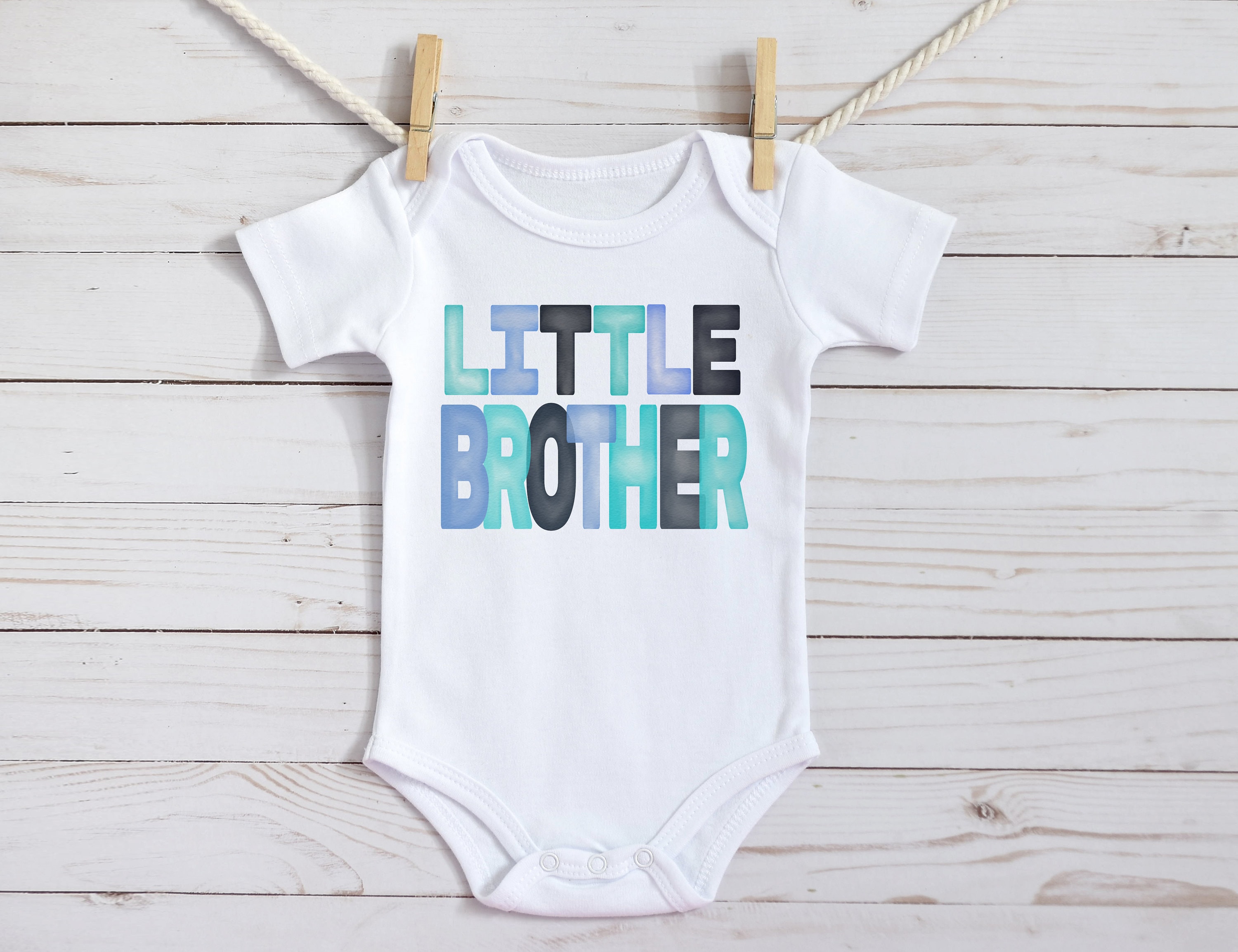 LITTLE BROTHER Onesie® Big Brother Bodysuit Baby Boy Etsy UK