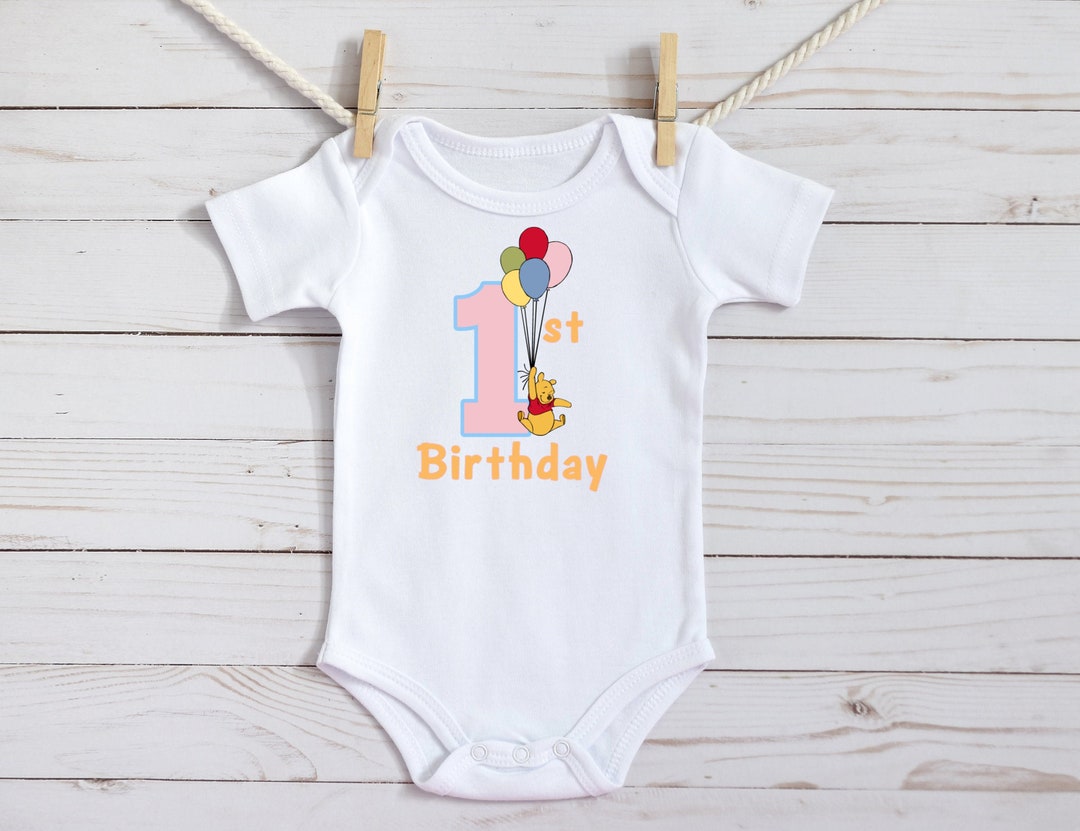 Winnie the Pooh Winnie the Pooh 1st Birthday Onesie® First - Etsy