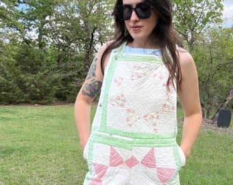 Salopette pastel étoiles