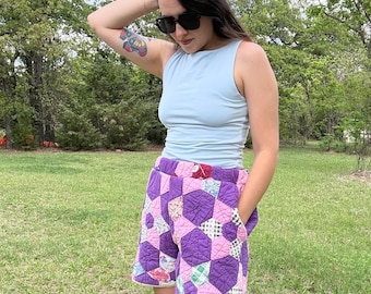 Purple Star Shorts