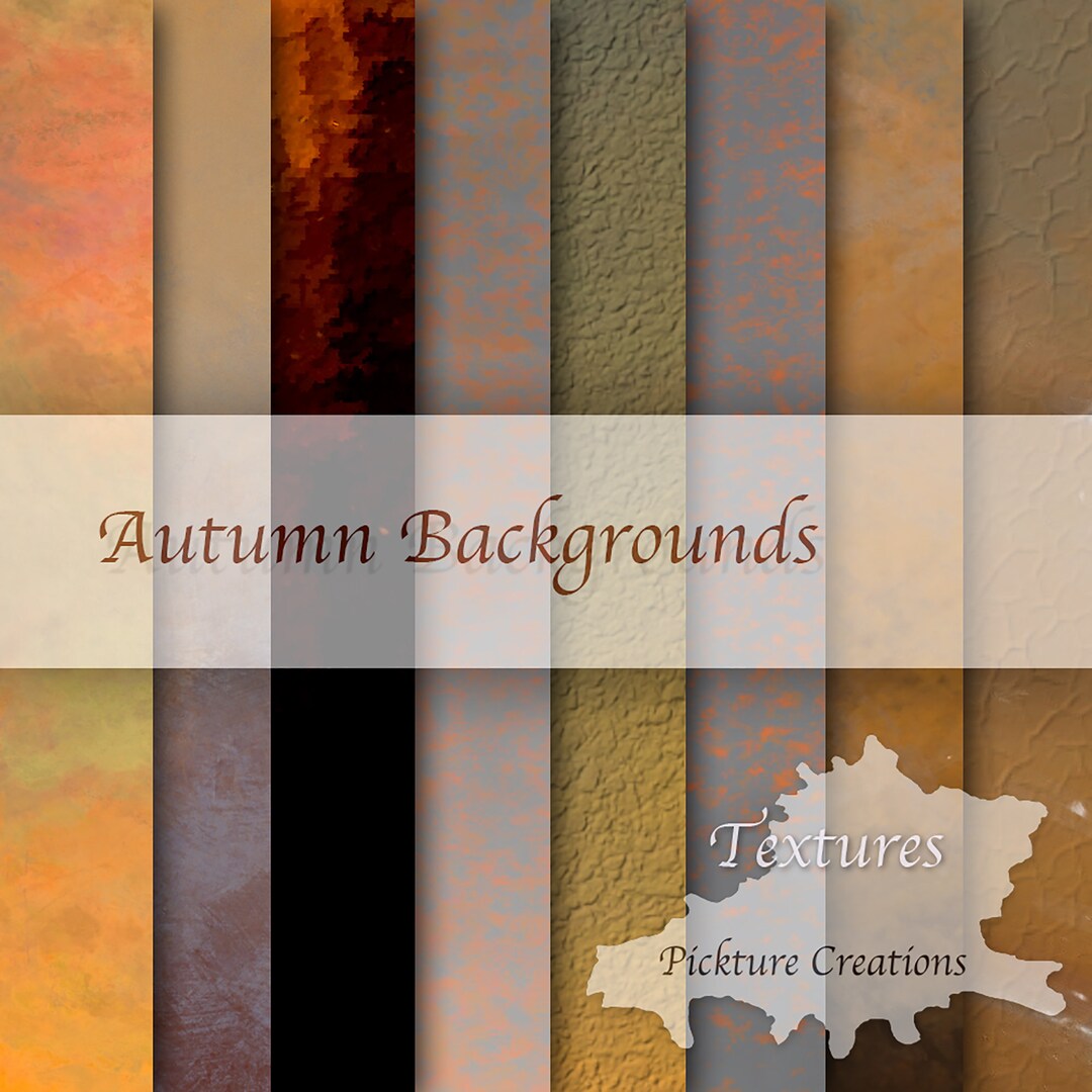Autumn - Background Textures, Overlays, Digital Download , Scrapbook ...