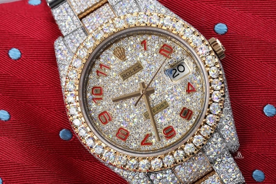 rolex day just iced out
