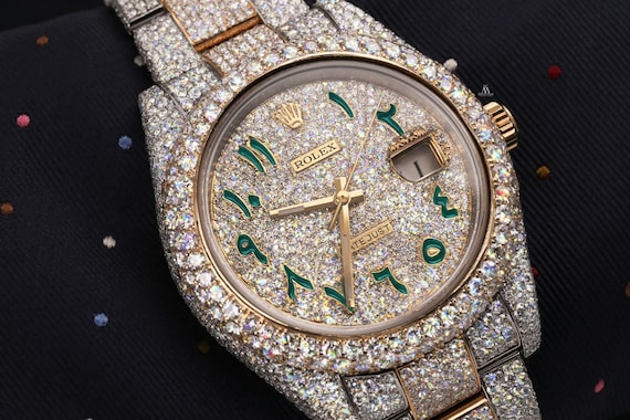 rolex datejust 41 iced out