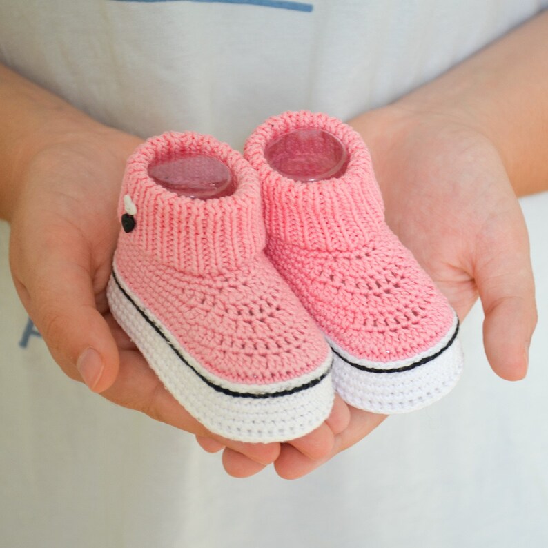 Baby-Stiefelchen Aus Baumwolle - Gestrickt - Für Neugeborene - Niedlich