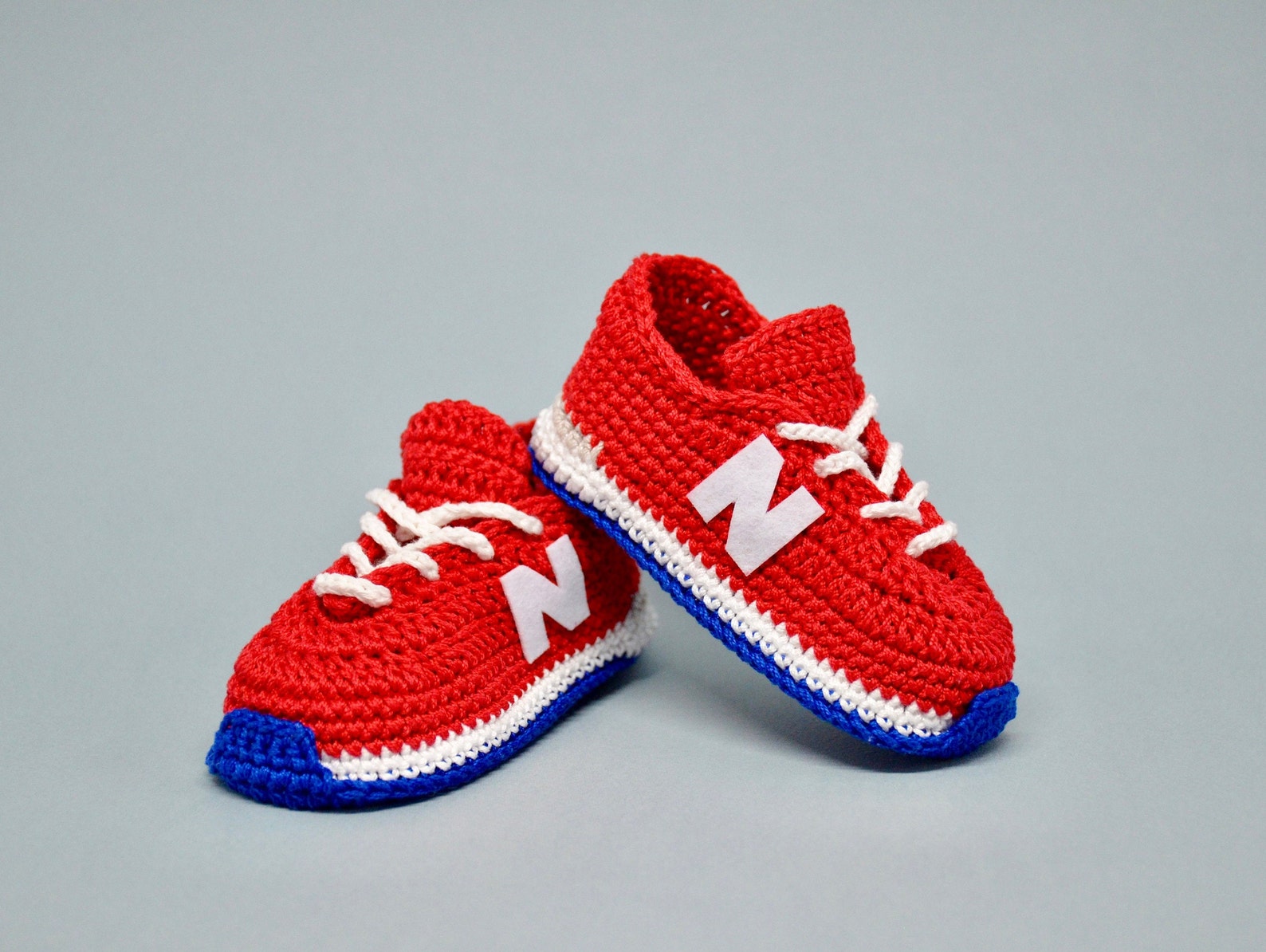 Red baby booties baby shoes boy infant shoes Etsy