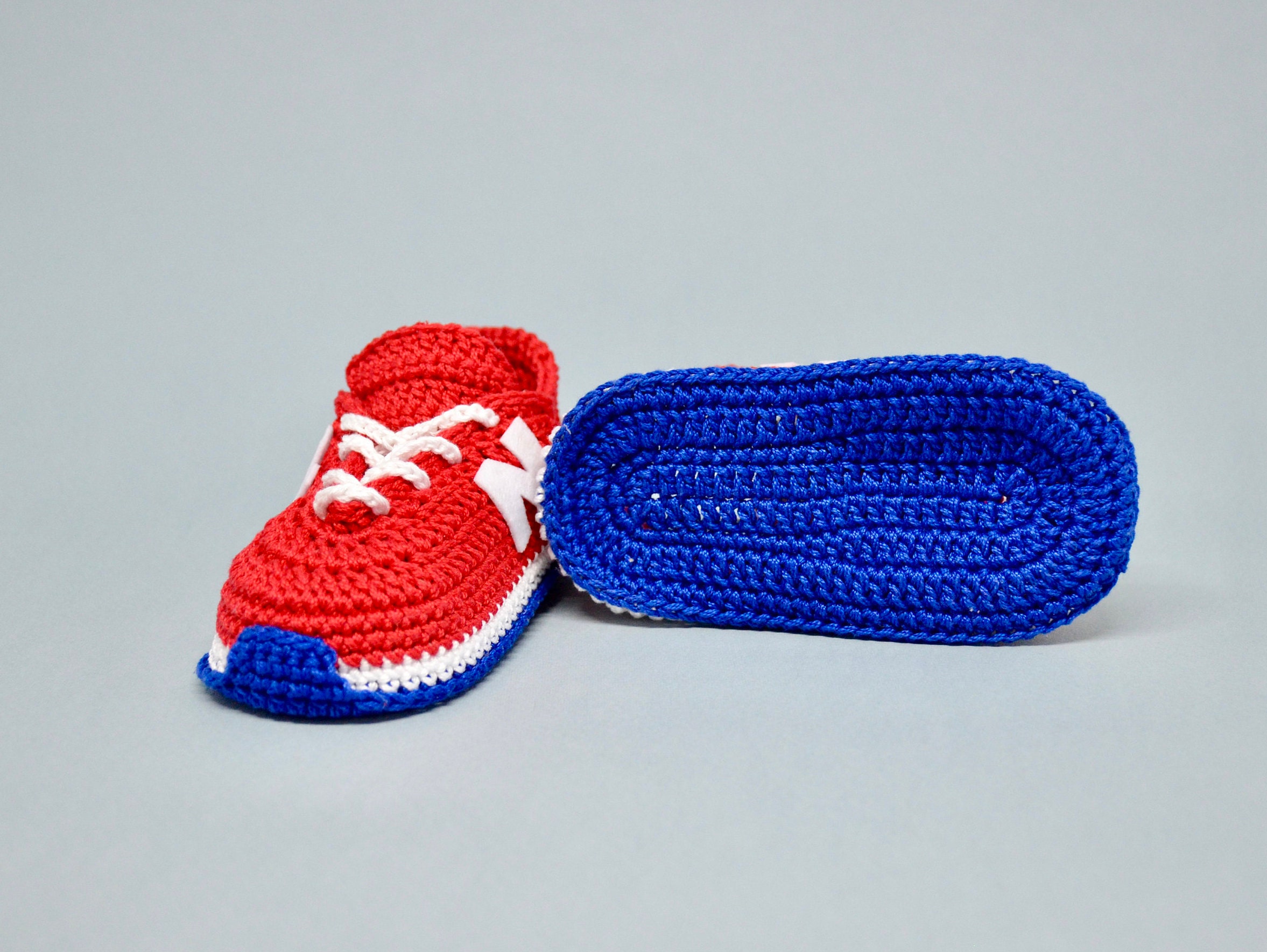 Red baby booties baby shoes boy infant shoes Etsy