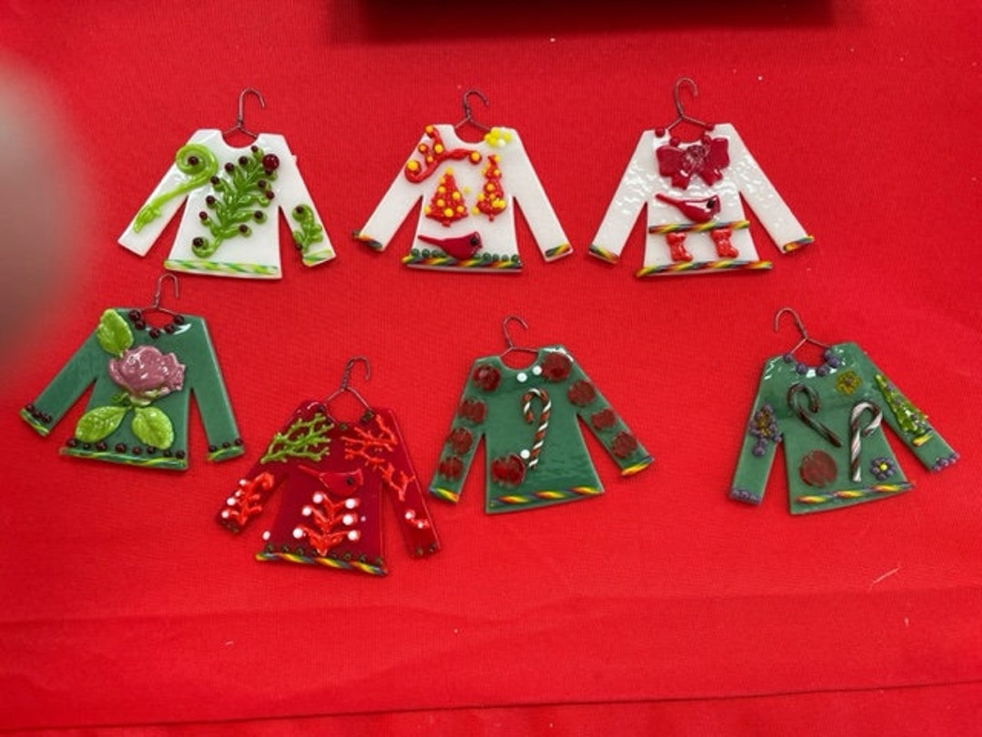 Ornaments Ugly Christmas Sweaters Etsy