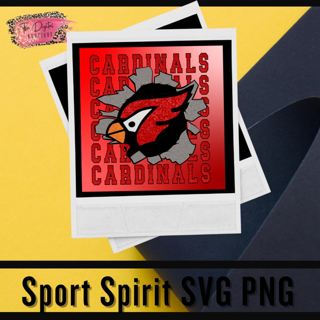 Cardinals SVG Cut File School Spirit SVG Perfect Busting Out SVG for ...