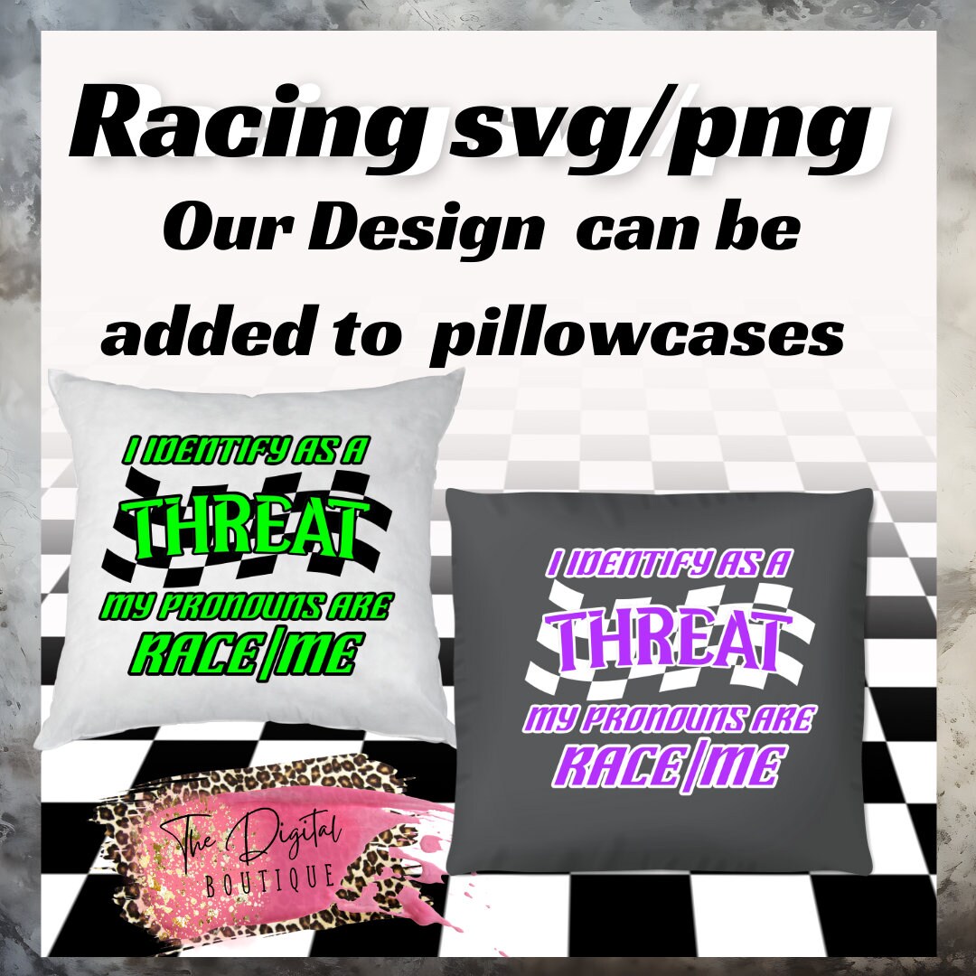 Racing SVG File or Racing PNG File, A Design to Add to Your Gear or ...