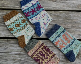 Under the Sea Sock Collection Knit Pattern