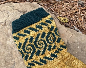 Eye of the Storm Knit Sock Pattern