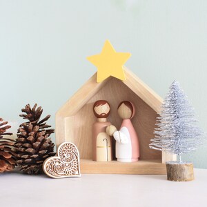Donna Presepe di Natale Gesù miglior giorno mai mangiatoia Maglietta con Collo a V Donna Presepe di Natale Gesù miglior giorno mai mangiatoia Maglietta con Collo a V