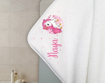 Cape De Bain Bebe Personnalisee Etsy