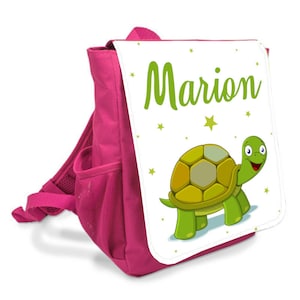 Sac à dos enfant personnalisé modèle tortue - LIVRAISON OFFERTE