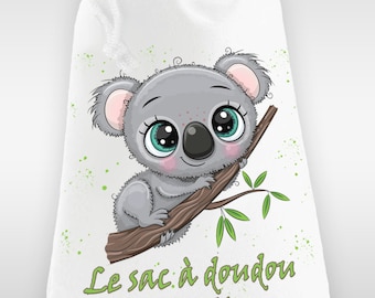 Sac à doudou ou sac de gym personnalisé modèle koala