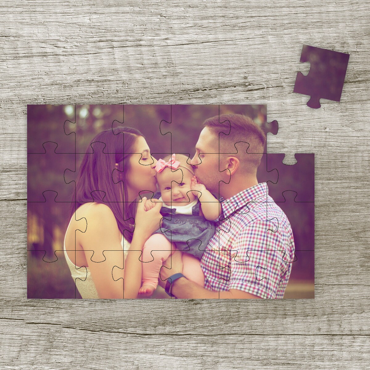 Puzzle personnalisable avec votre photo - Expédition 24H
