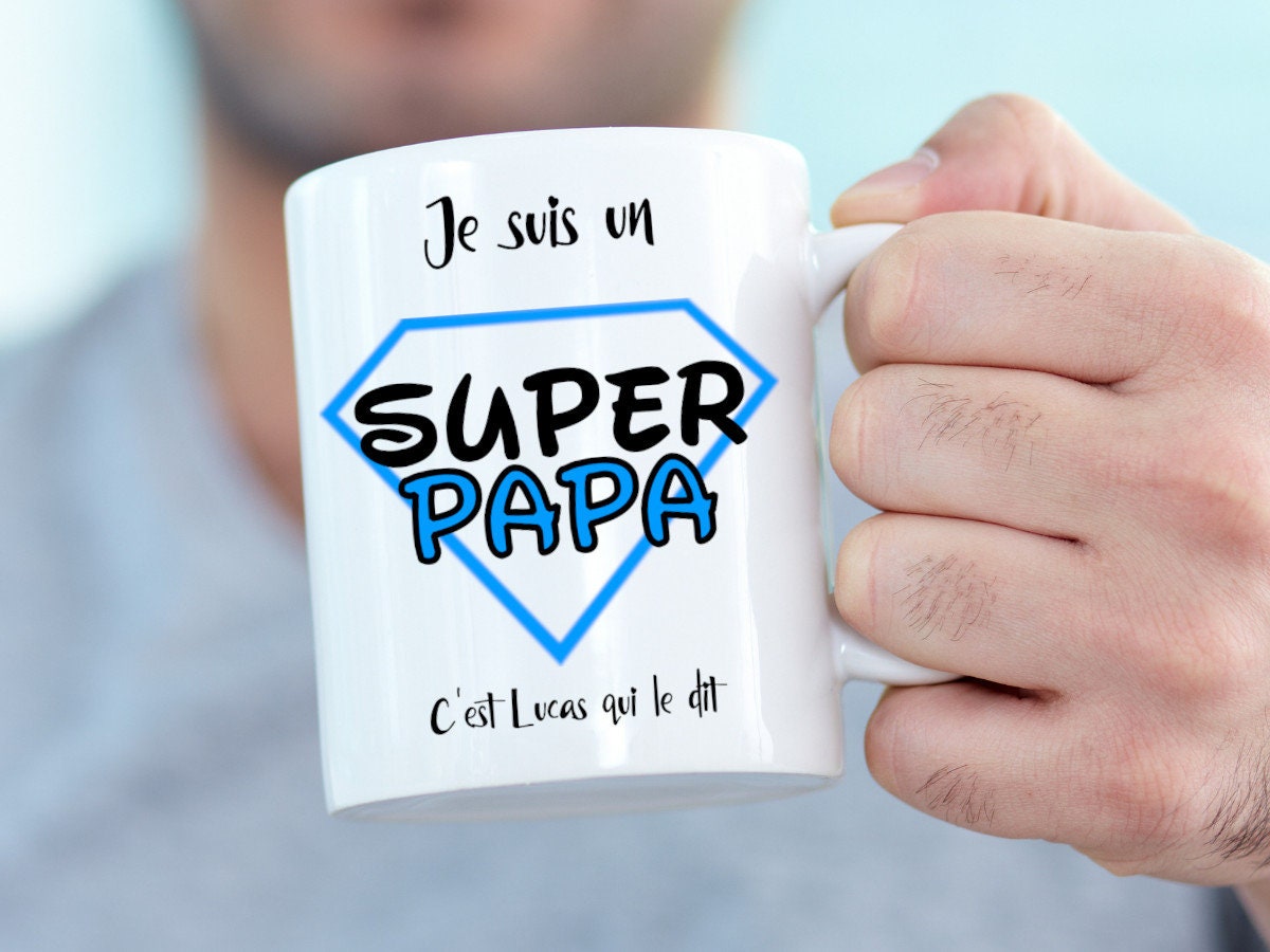 Mug Personnalisable Super Papa Pour Un Cadeau Original