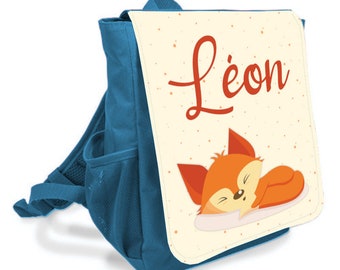 Sac à dos enfant personnalisé modèle renard - Expédition 24H