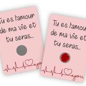 Carte à gratter futur papa pour une annonce de grossesse originale - LIVRAISON OFFERTE