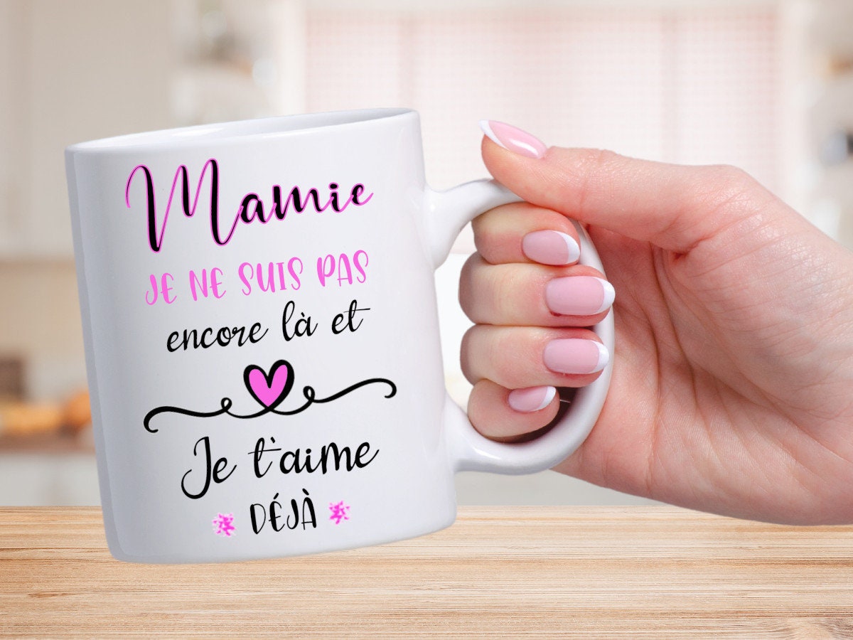 Mug Personnalisé Future Mamie Pour Une Annonce de Grossesse Originale