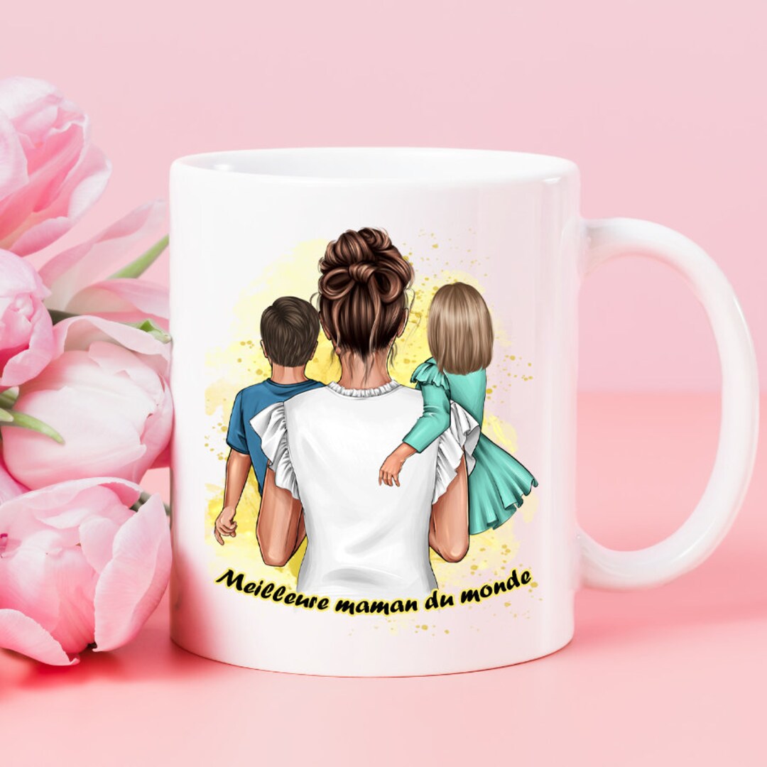 Mug uni - Maman Biarrote plus cool main image 1