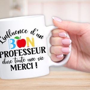 Mug personnalisé pour un bon professeur - Expédition 24H