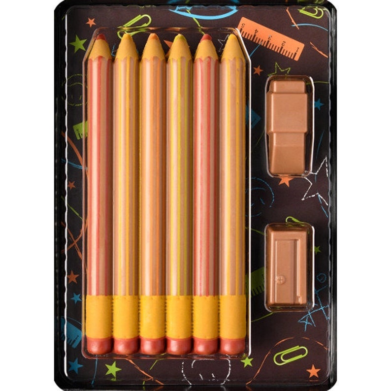 Coffret personnalisé crayons en chocolat image 2