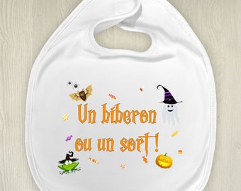 Bavoir personnalisé halloween