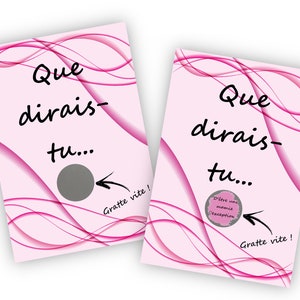 Carte à gratter future mamie pour un annonce de grossesse originale - LIVRAISON OFFERTE
