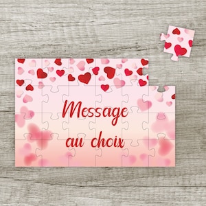 Puzzle personnalisable avec votre message - LIVRAISON OFFERTE