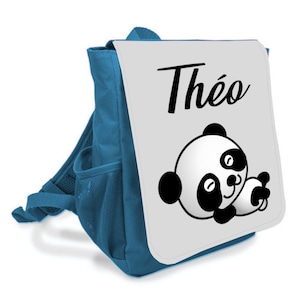 Sac à dos enfant personnalisé modèle panda - LIVRAISON OFFERTE