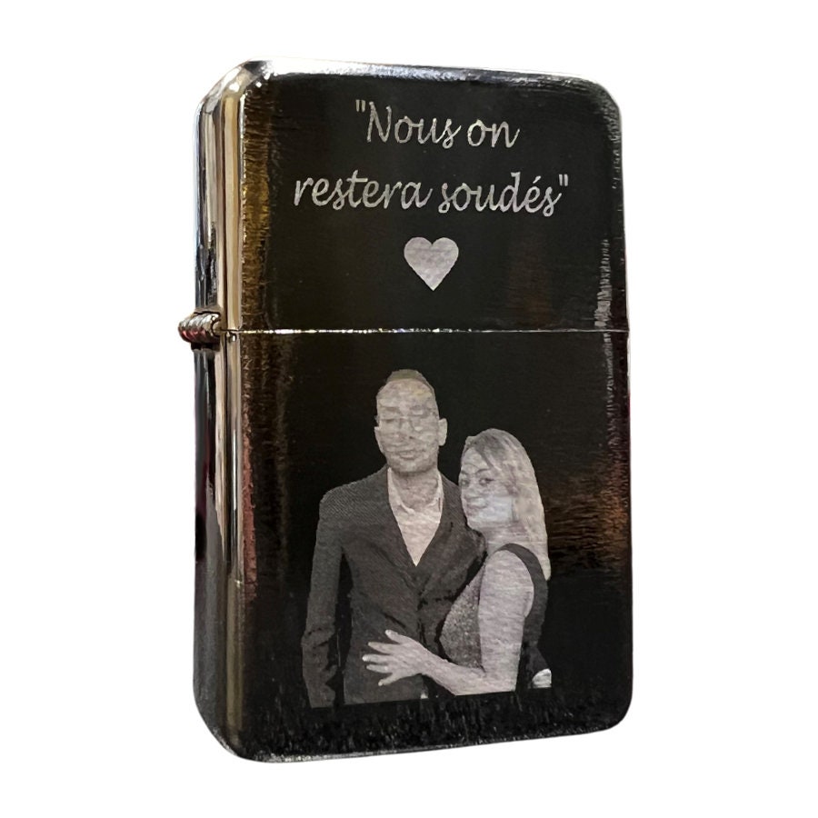 Briquet Chasseur personnalisé avec Votre prénom - Cadeau