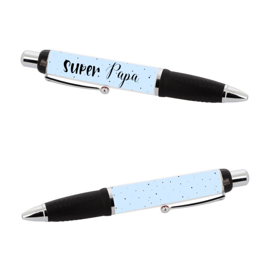 stylo Personnalisé Super Papa Pour Un Cadeau Original