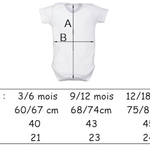 Body bébé ou tee-shirt personnalisé J'm'en bats les couches image 4