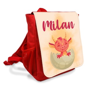 Sac à dos enfant personnalisé modèle dragon - LIVRAISON OFFERTE