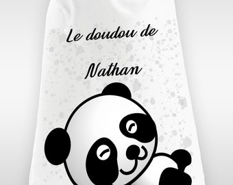 Sac à doudou ou sac de gym personnalisé modèle panda