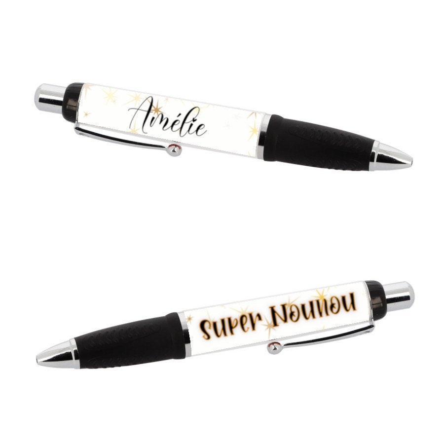 stylo Super Nounou Personnalisable avec Prénom