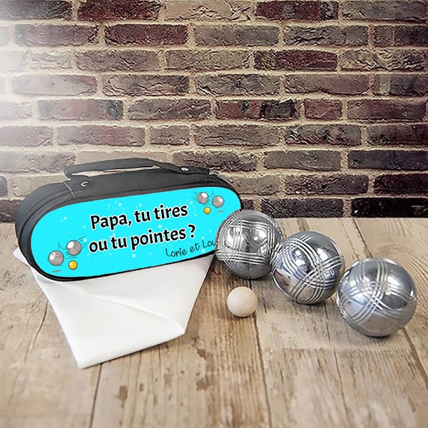 Sacoche de rangement pour boules de pétanques trois modèles