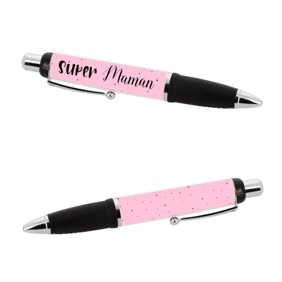 stylo Personnalisé Super Maman Pour Un Cadeau Original