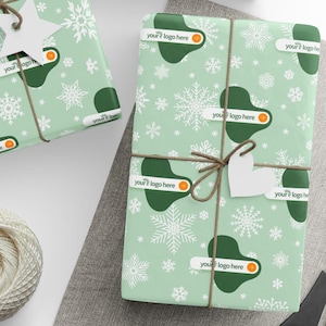 Custom Logo Wrapping Paper, Logo Client Gift Wrap, Personalized Logo Wrapping Paper, Personalized Wrapping Paper, Custom Logo Wrapping Paper